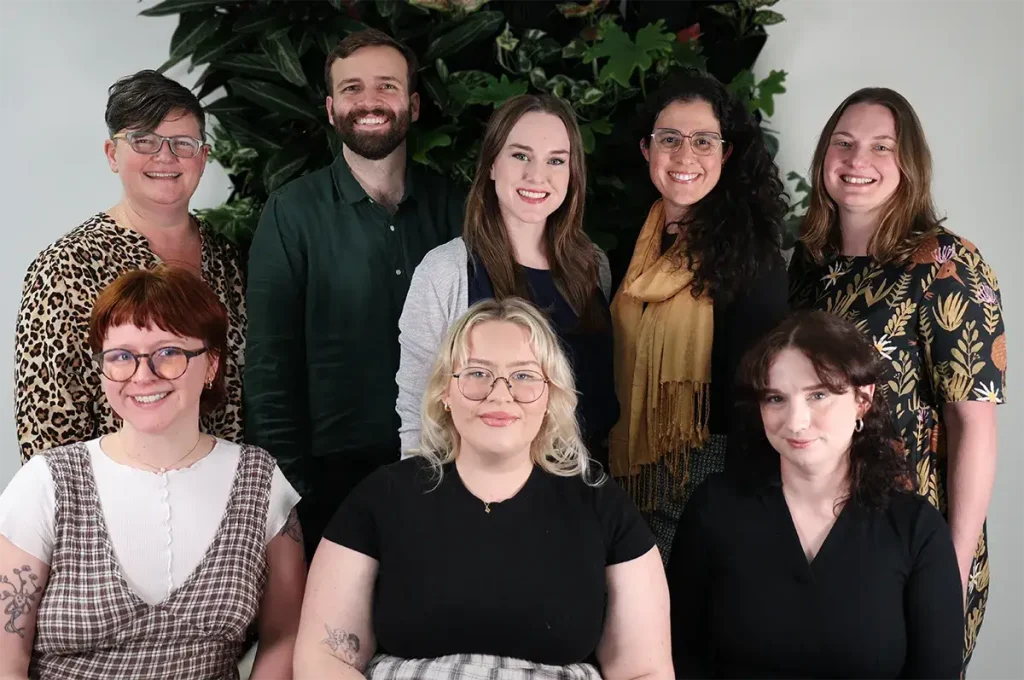 Pathways Team with student Trent