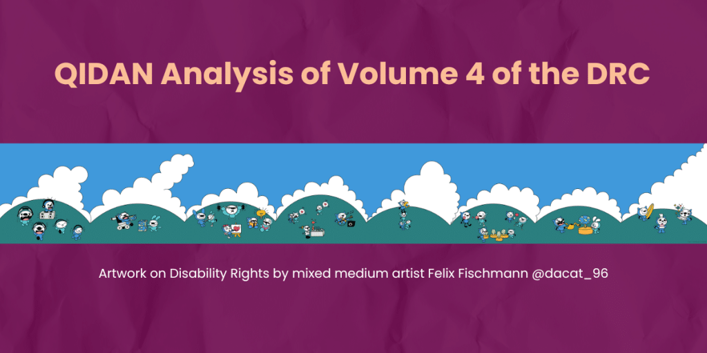 Graphic consisting of sketches and digital art by Disability mixed medium artist Felix Fischmann, @dacat_96 on the themes of change, freedom, community and learn.